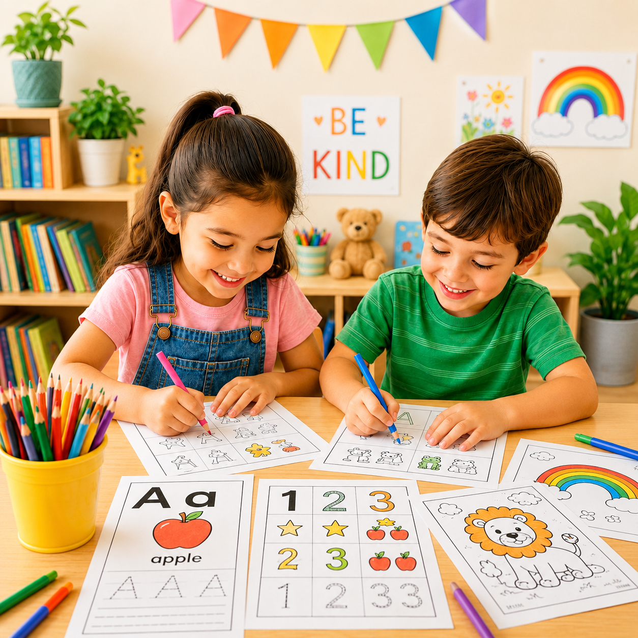 Free printable activities for kids, preschool and teachers